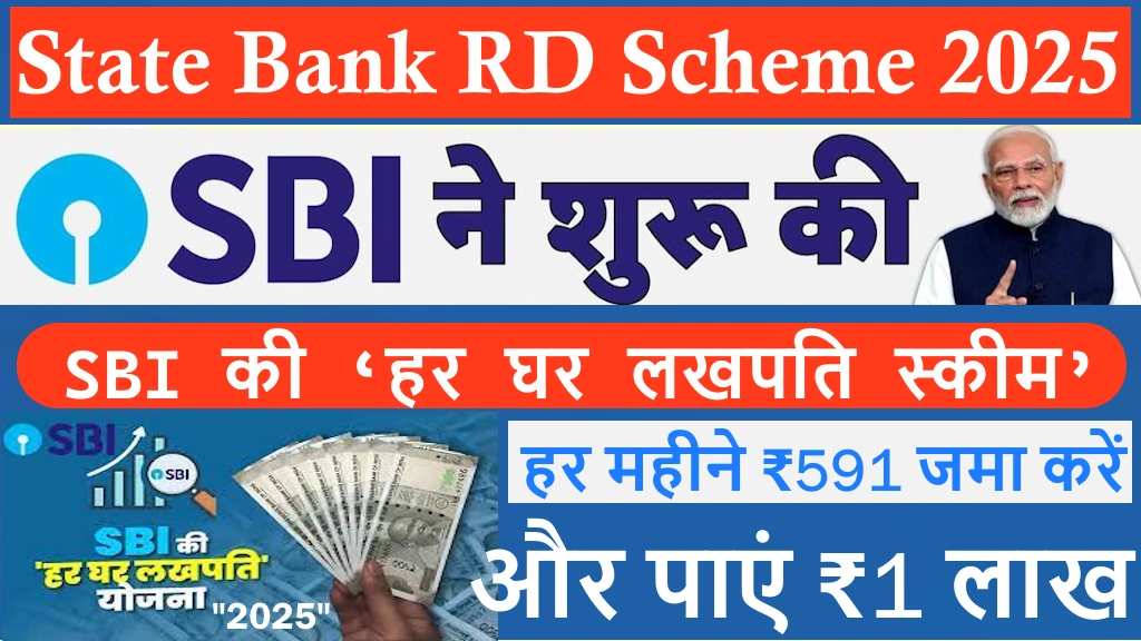 State Bank RD Scheme 2025 SBI की ‘हर घर लखपति स्कीम 2025’ – कैसे बनाएं ₹1 लाख?